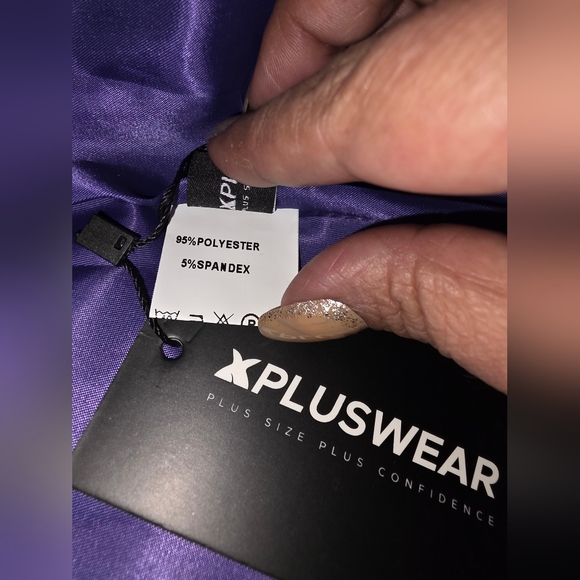 Purple Women's Blazer Nwt 2x Pit To Pit 24 Plus - Picture 4 of 6